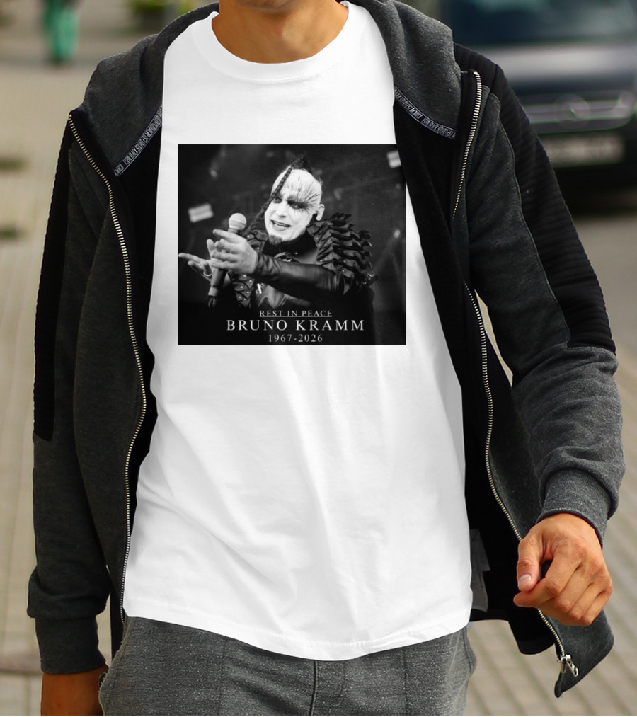 Rest In Peace Bruno Kramm 1967 2026 Musician Tribute Memorial T-Shirt