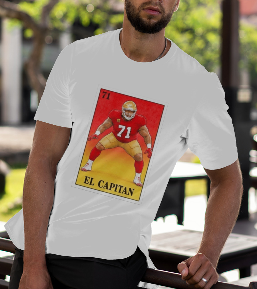 San Francisco 49ers 71 El Capitan Loteria Card NFL Football T-Shirt