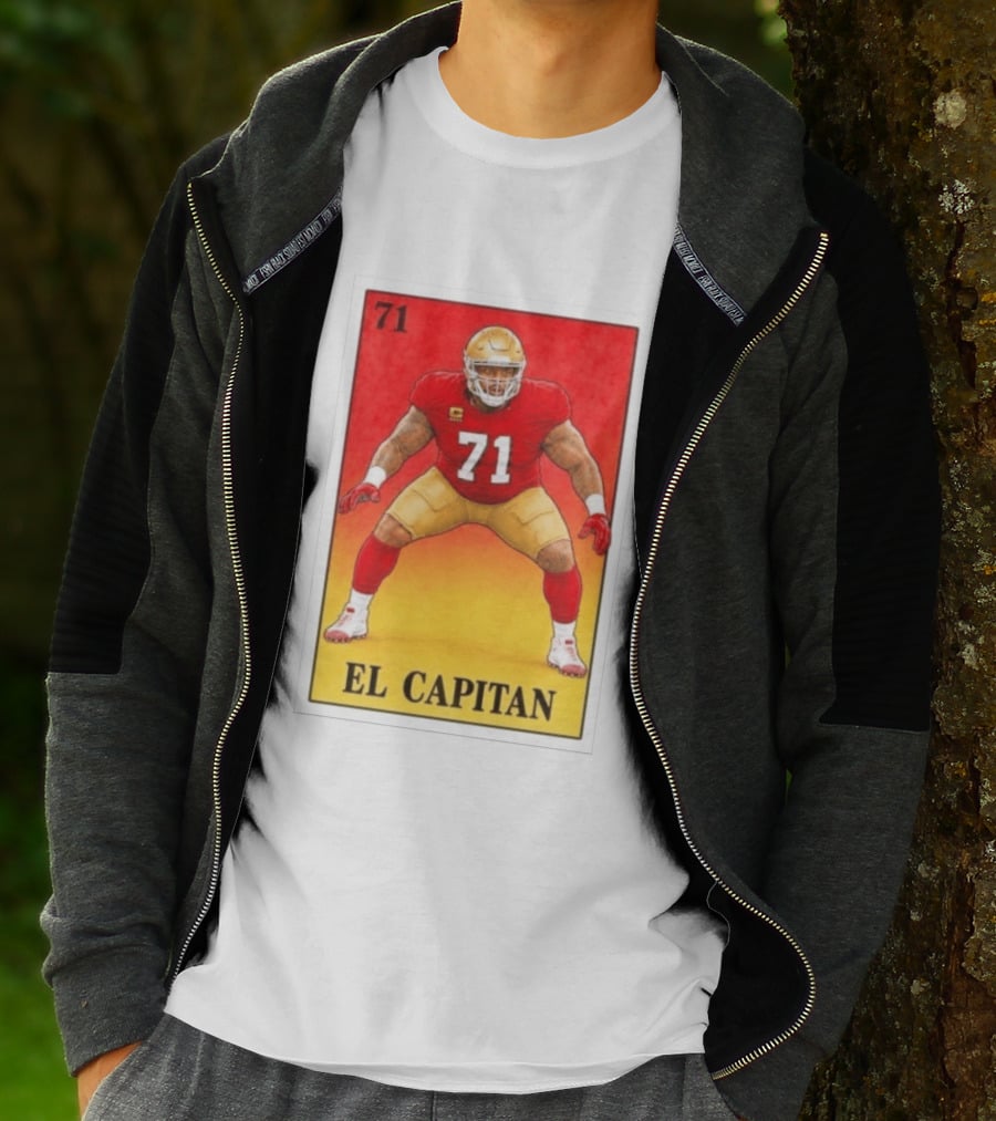 San Francisco 49ers 71 El Capitan Loteria Card NFL Football T-Shirt