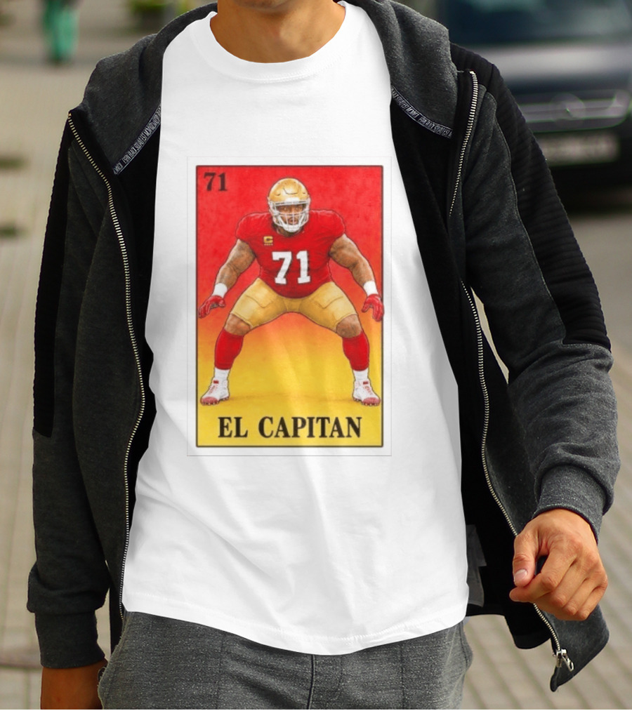 San Francisco 49ers 71 El Capitan Loteria Card NFL Football T-Shirt