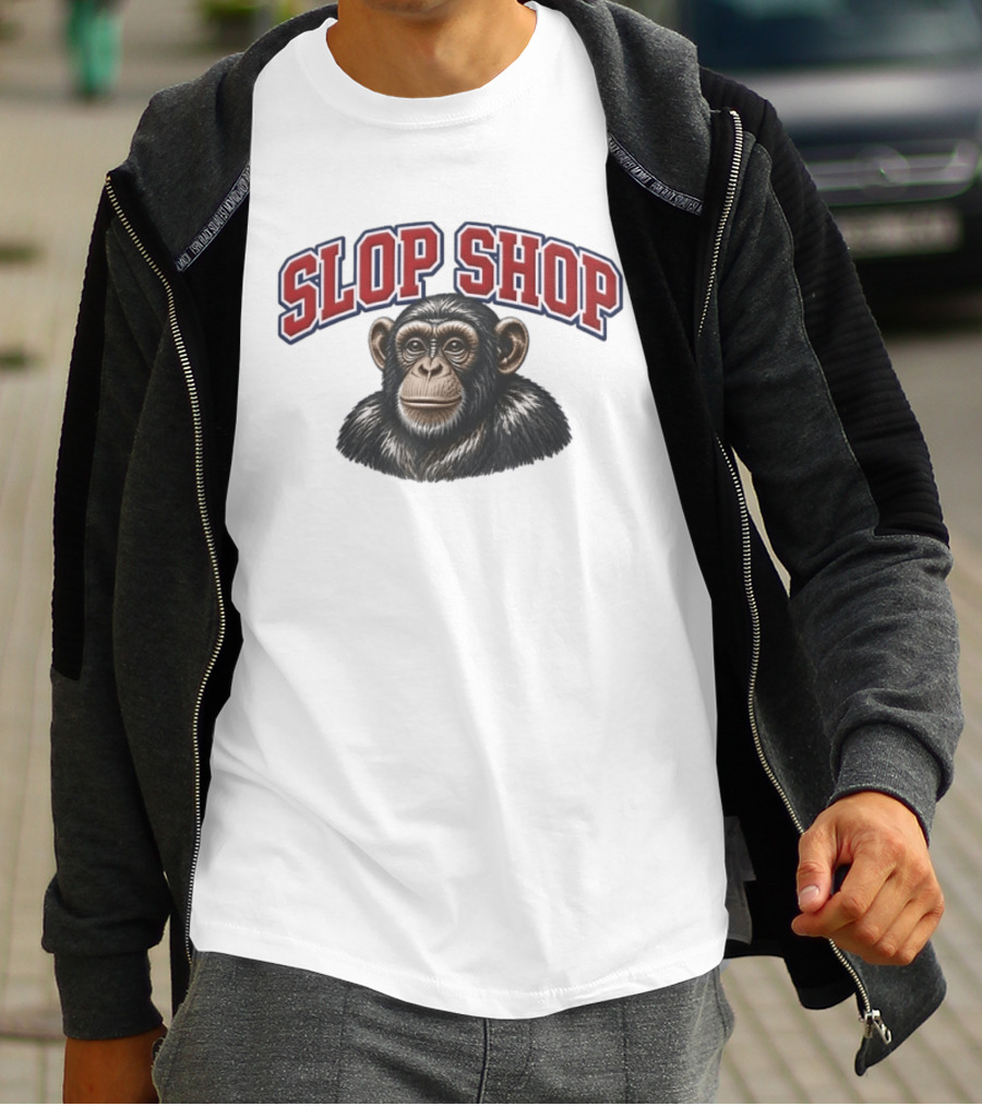 SLOP SHOP Chimpanzee Primate Monkey Animal T-Shirt