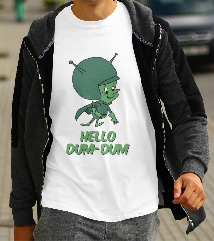 The Great Gazoo Hello Dum Dum Catchphrase The Flintstones Alien T-Shirt