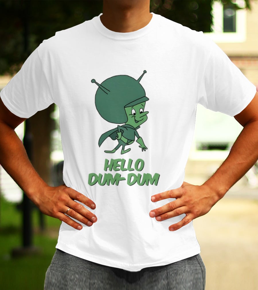The Great Gazoo Hello Dum Dum Catchphrase The Flintstones Alien T-Shirt