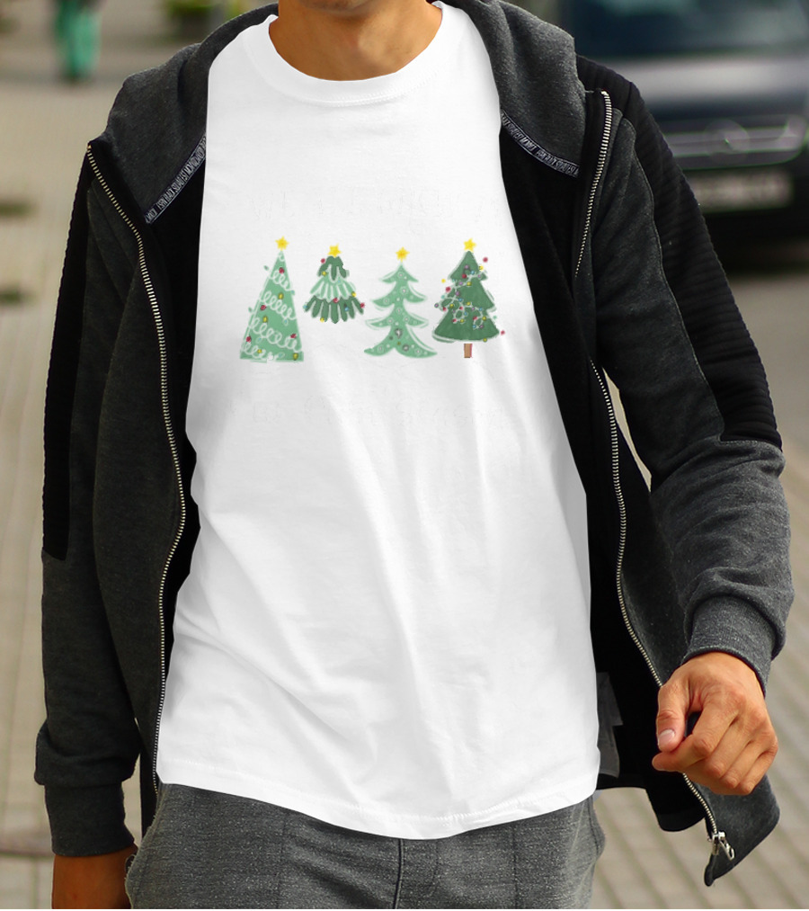 We All Grow In Our Own Season Four Christmas Trees Snowflakes T-Shirt