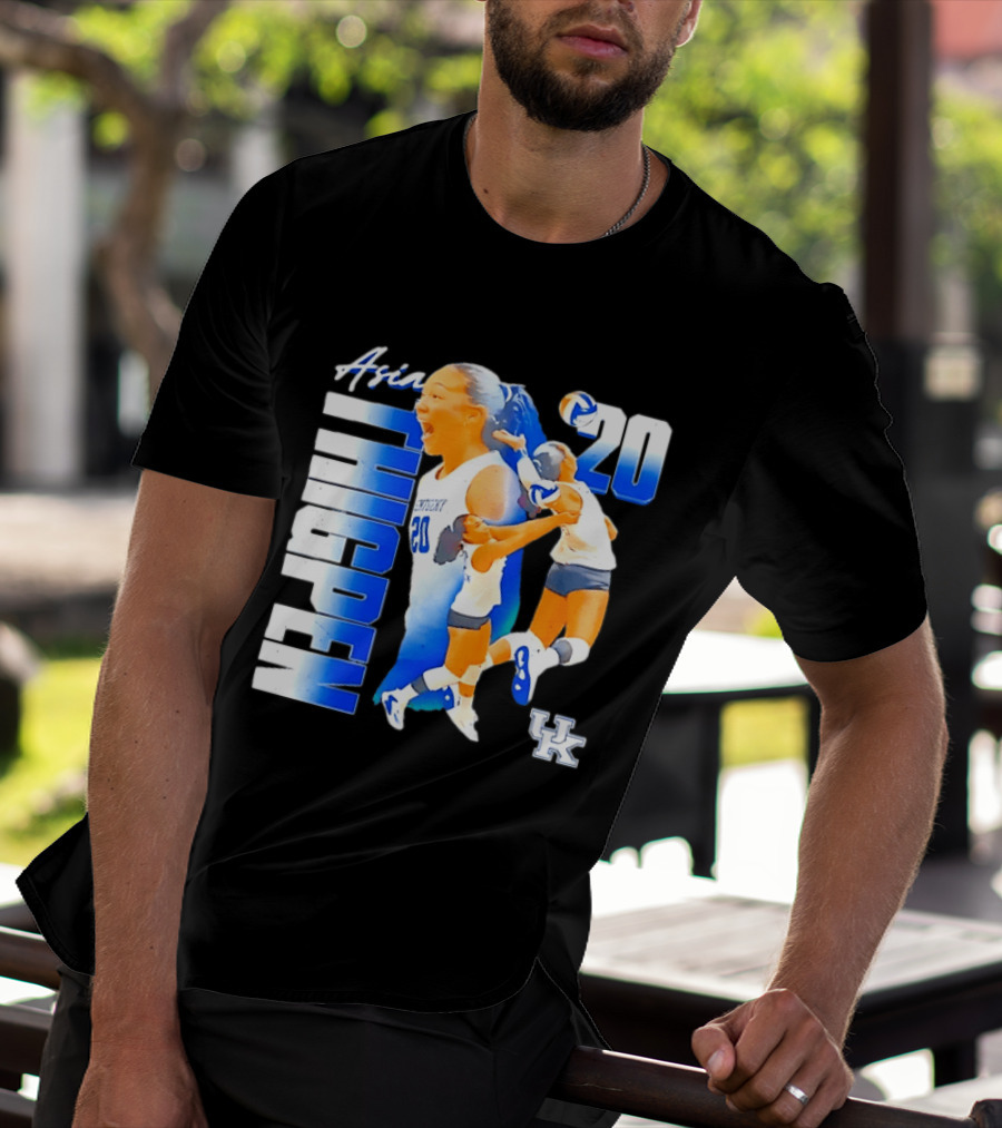 Asia Thigpen Kentucky Volleyball 20 UK Wildcats T-Shirt