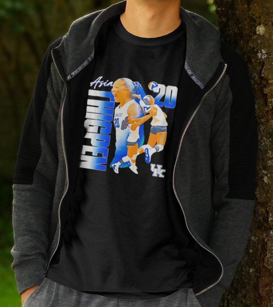 Asia Thigpen Kentucky Volleyball 20 UK Wildcats T-Shirt