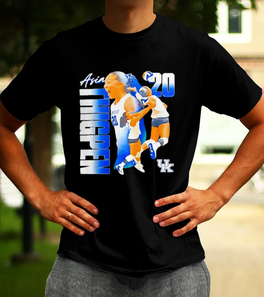 Asia Thigpen Kentucky Volleyball 20 UK Wildcats T-Shirt