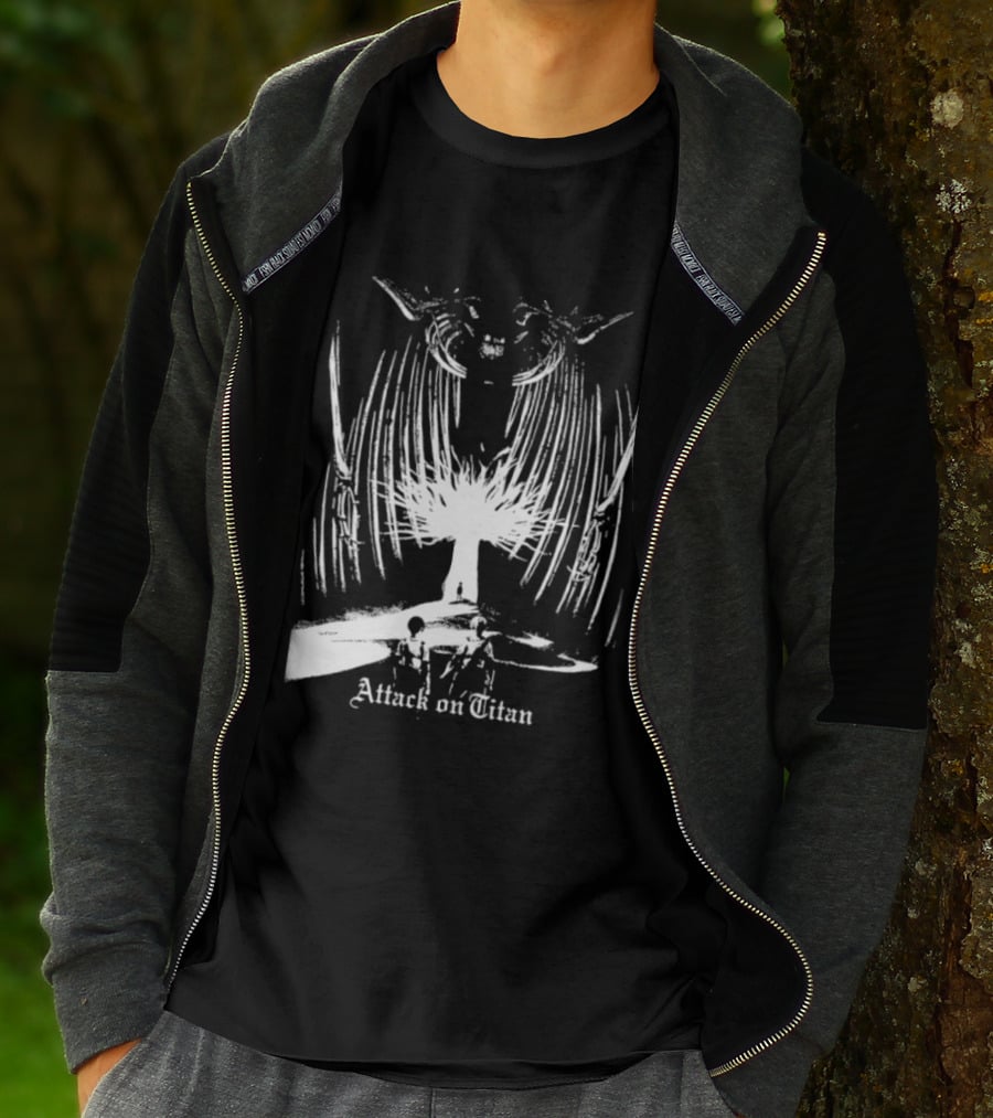Attack On Titan Paths And Founding Titan Eren Jaeger Yggdrasil Tree T-Shirt