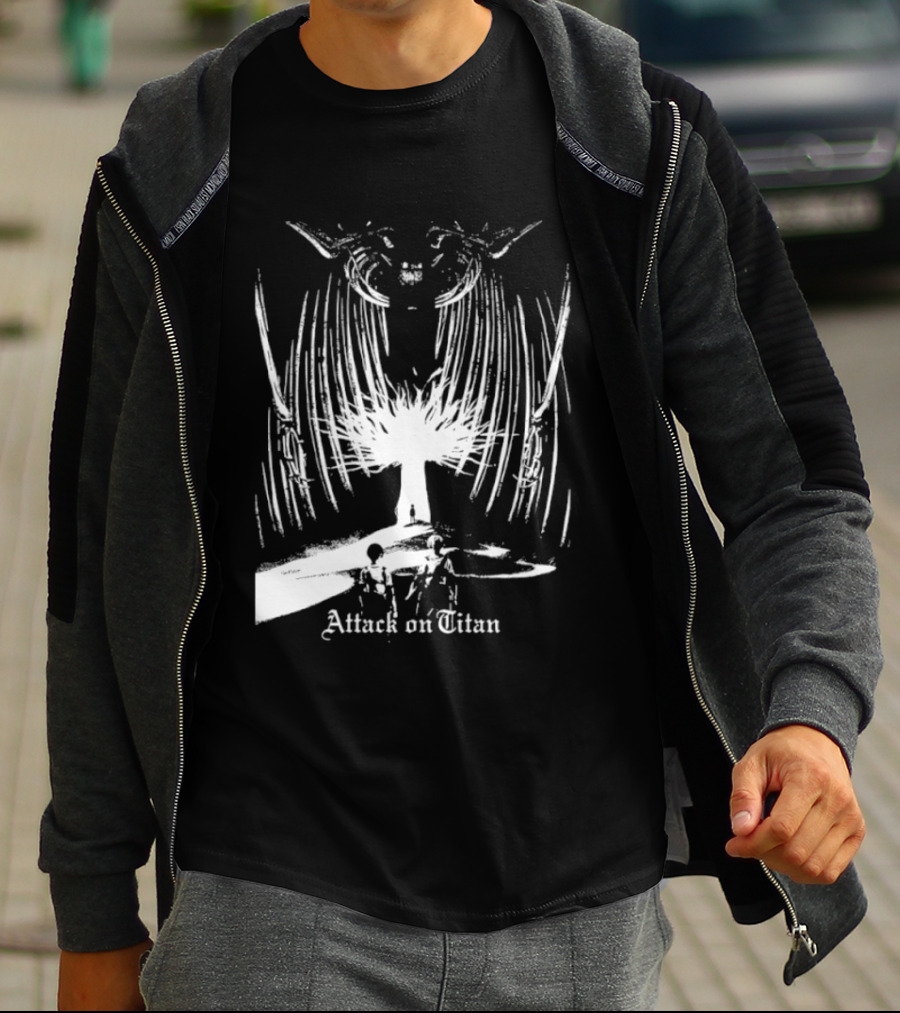 Attack On Titan Paths And Founding Titan Eren Jaeger Yggdrasil Tree T-Shirt