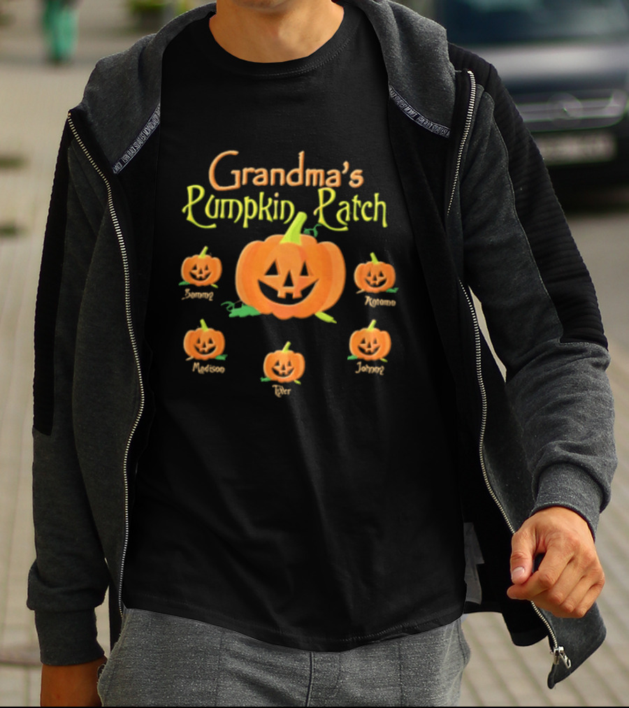 Grandma's Pumpkin Patch Kansas City Chiefs Sammy Katano Madison Johnny Tank Tyler T-Shirt