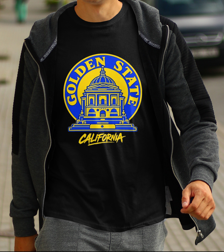 California Golden State Warriors Sportiqe Hometown Gold Blooded Pullover T-Shirt