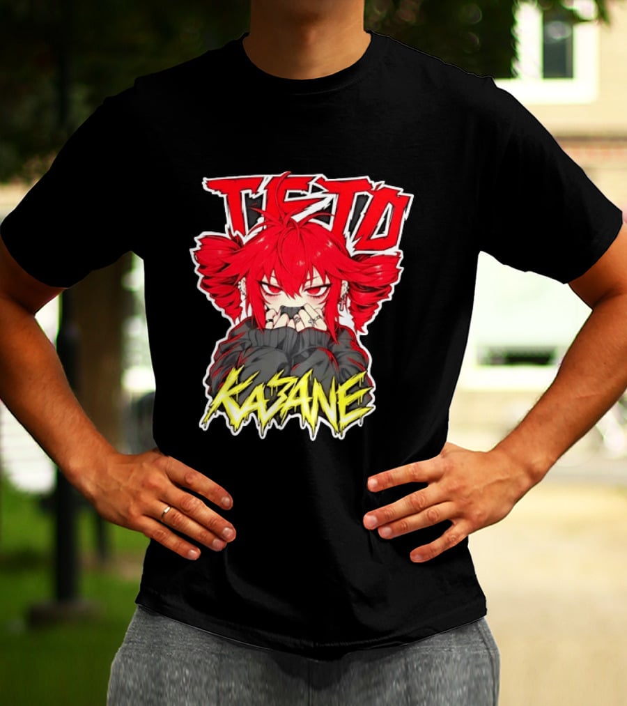 Teto Kasane Vocaloid Anime Manga Character Fan T-Shirt