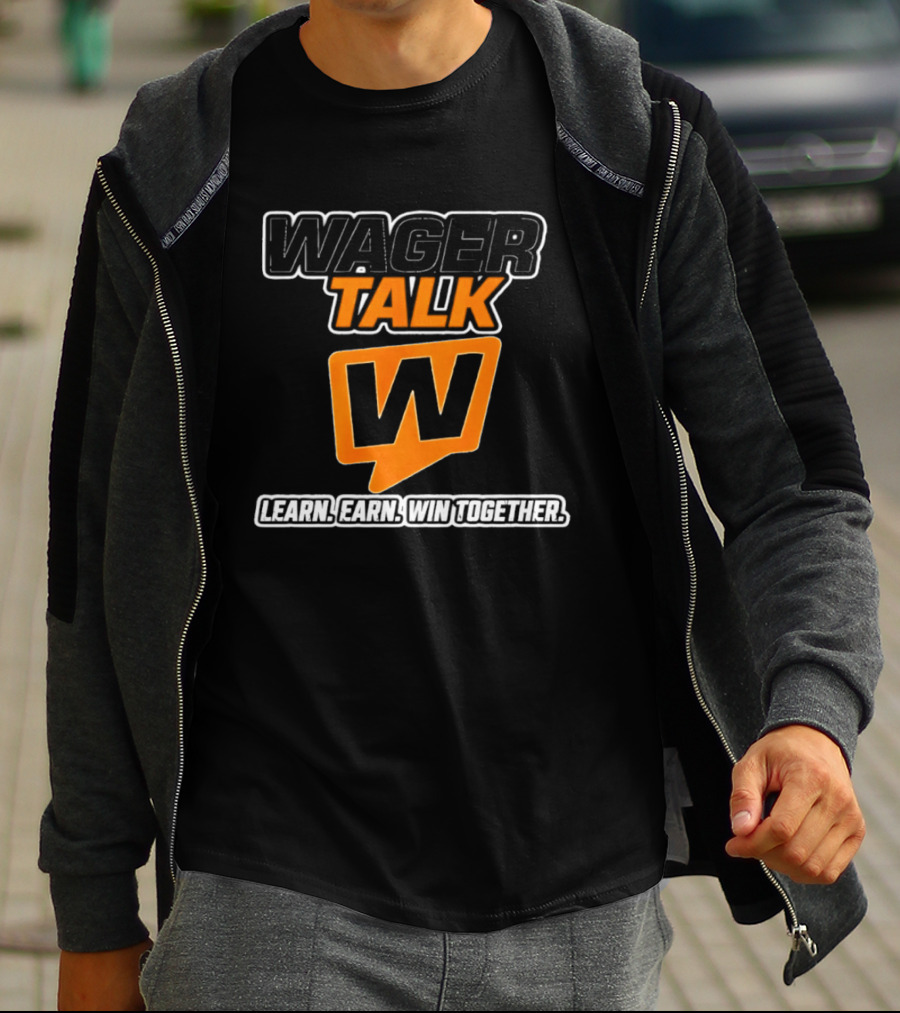 WagerTalk Learn Earn Win Together Sports Betting Community T-Shirt