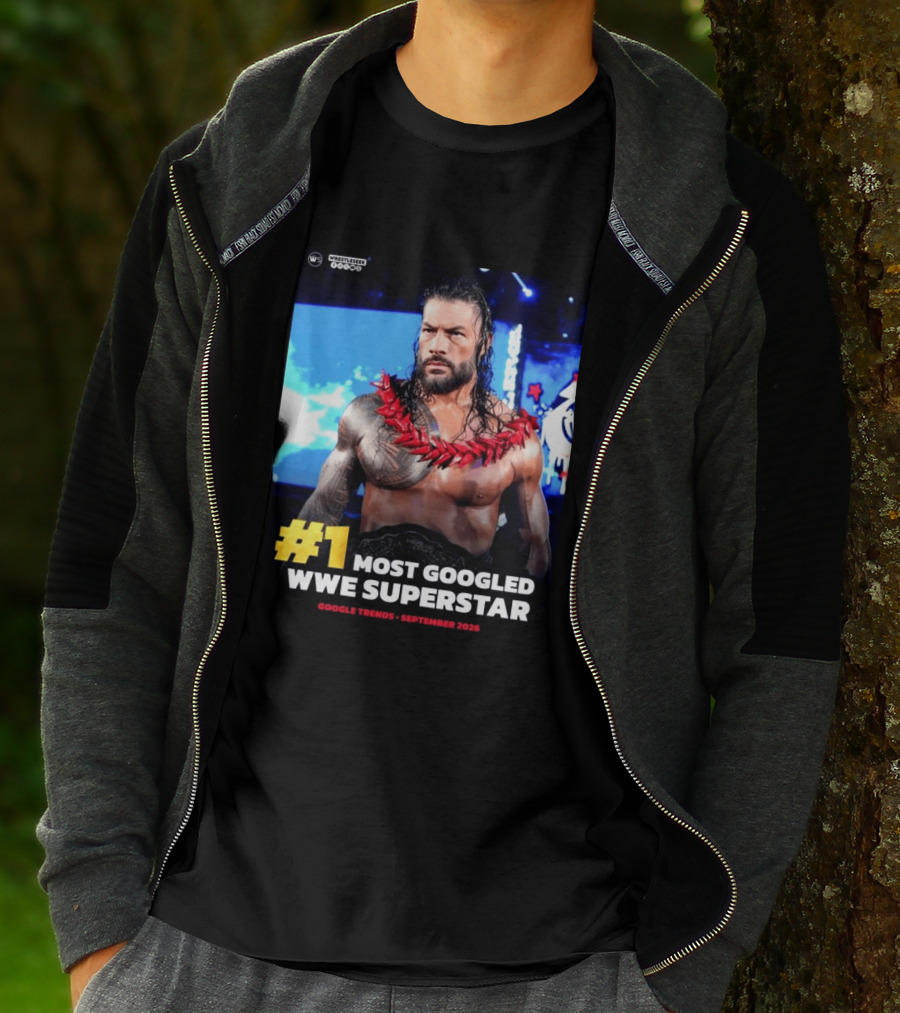#1 Most Googled WWE Superstar Google Trends September 2026 T-Shirt