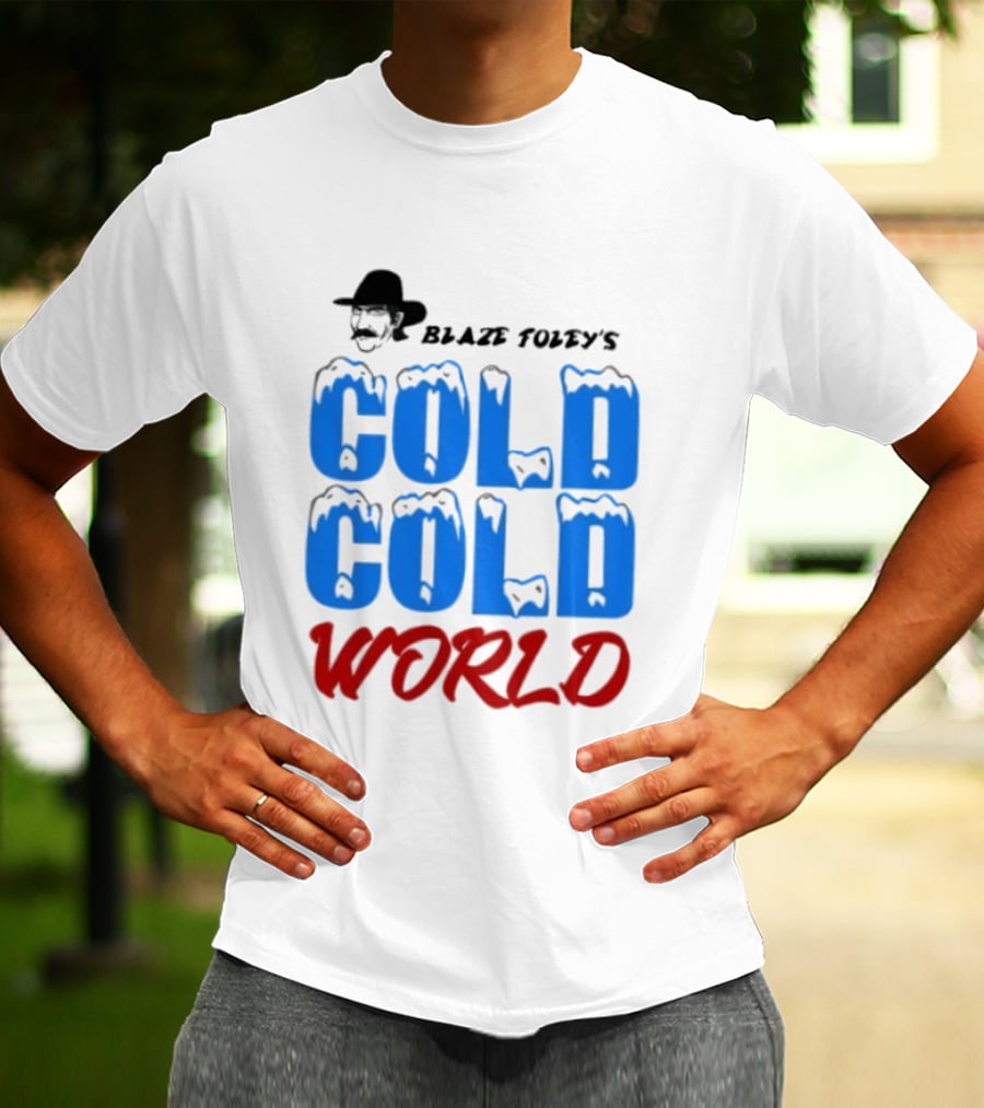 Blaze Foley's Cold Cold World Country Music T-Shirt
