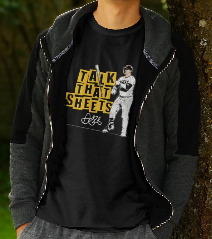 San Diego Padres Fernando Tatis Jr Talk That Sheets Baseball Player Batting Pose 23 T-Shirt
