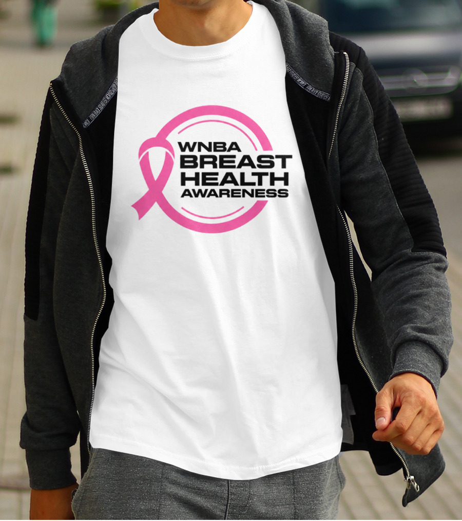 WNBA Breast Health Awareness Caitlin Clark Pink Ribbon T-Shirt