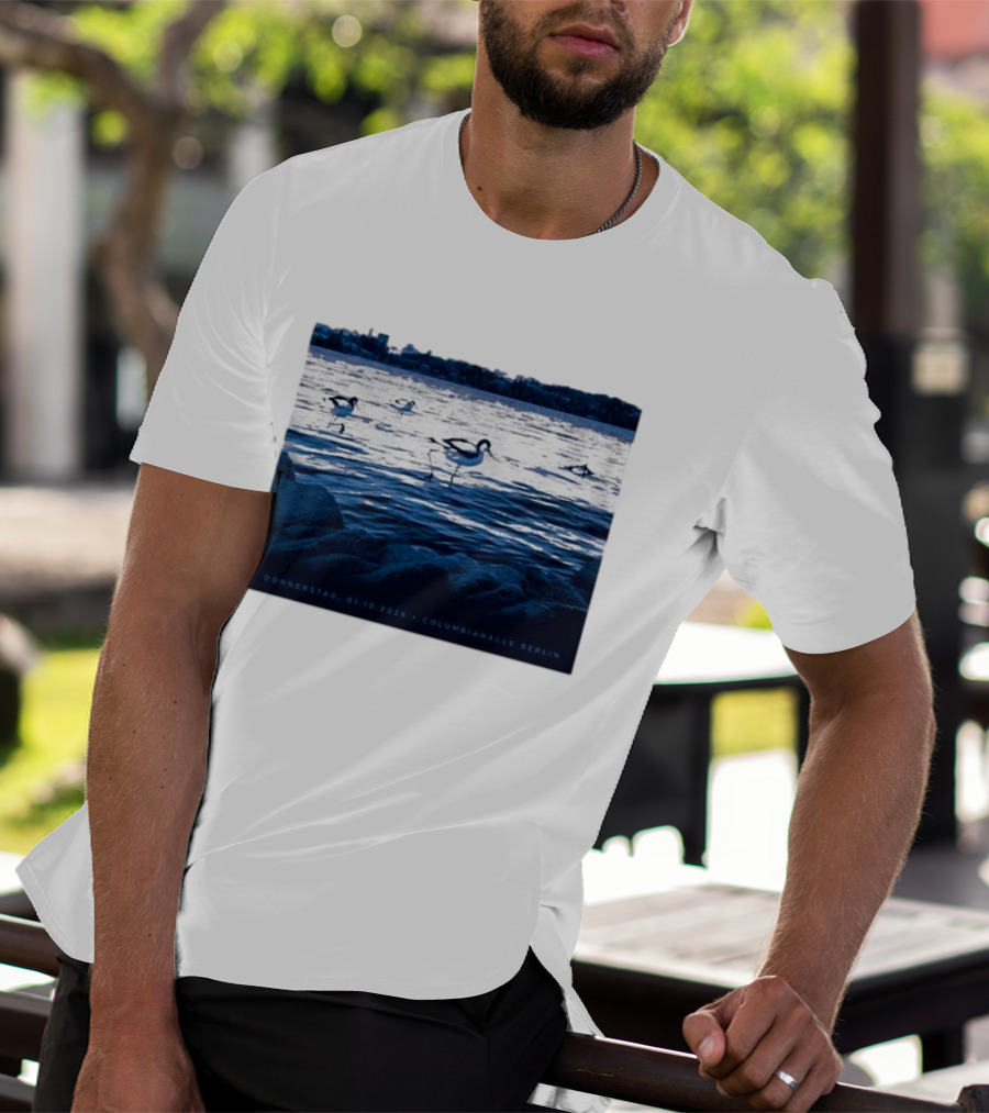 Donnerstag 01.10.2026 Columbiahhalle Berlin Death Cab For Cutie Birds By Water T-Shirt