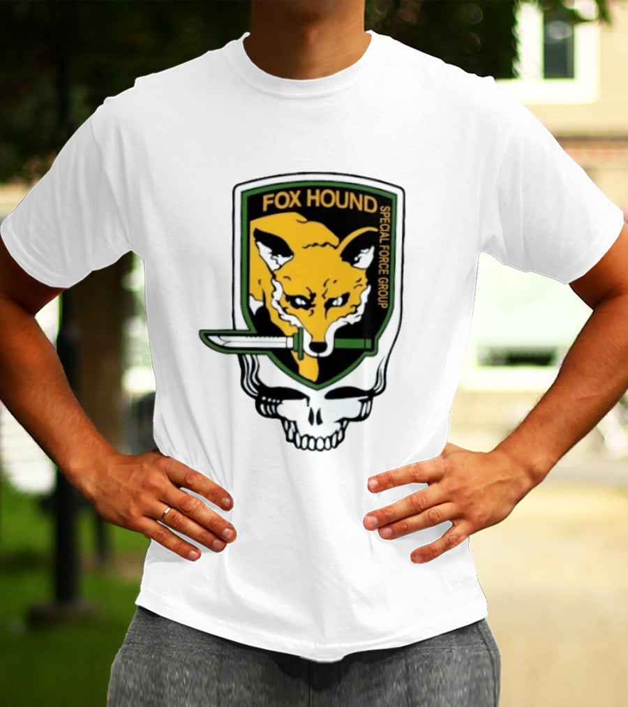 Fox Hound Special Force Group Grateful Dead Steal Your Face Patch T-Shirt