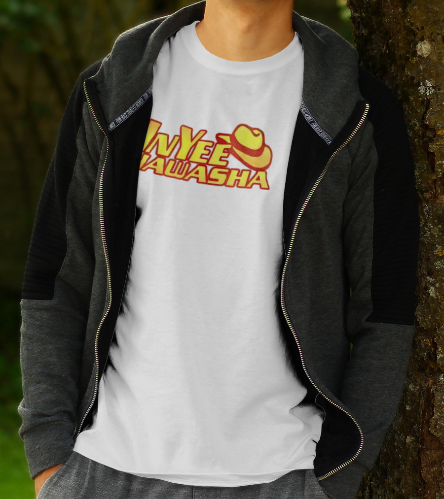 Inyee Hawasha Yellow Red Cowboy Hat T-Shirt