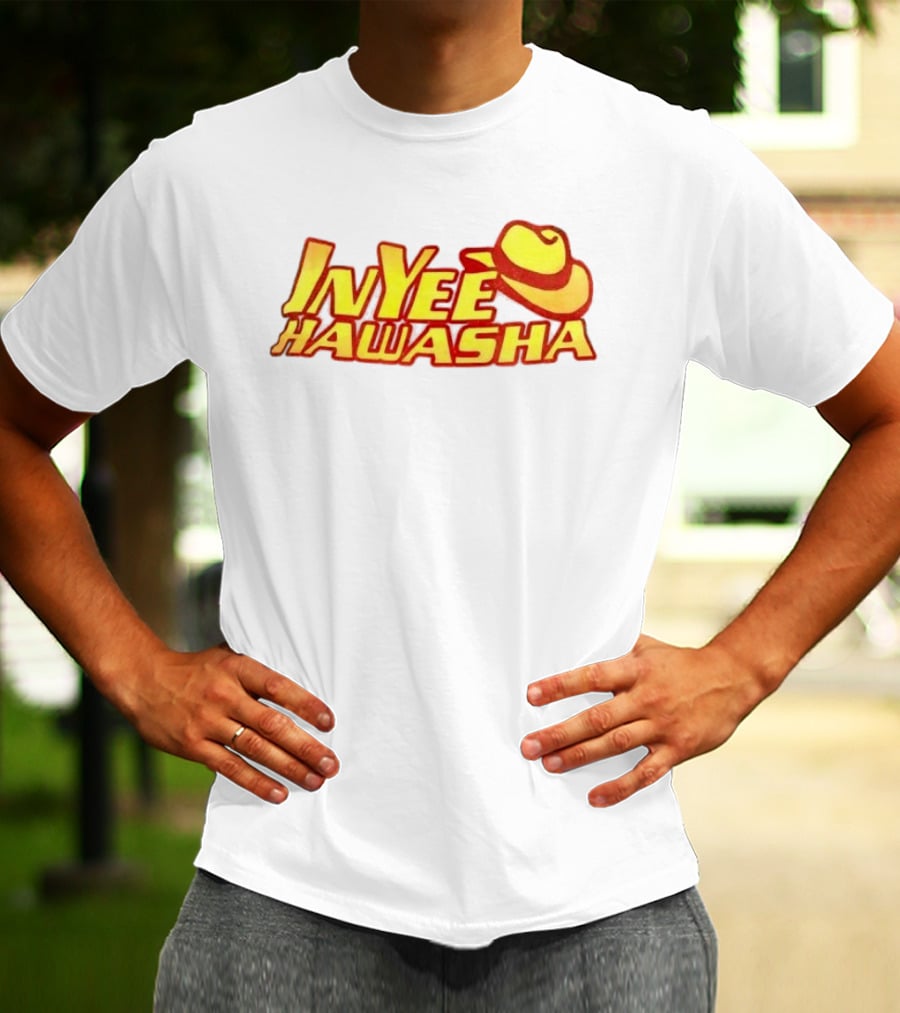 Inyee Hawasha Yellow Red Cowboy Hat T-Shirt