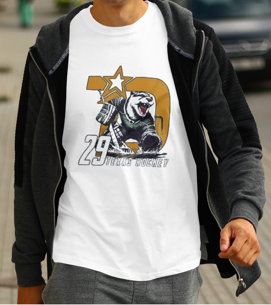 Texas Hockey Otter 29 Dallas Stars T-Shirt