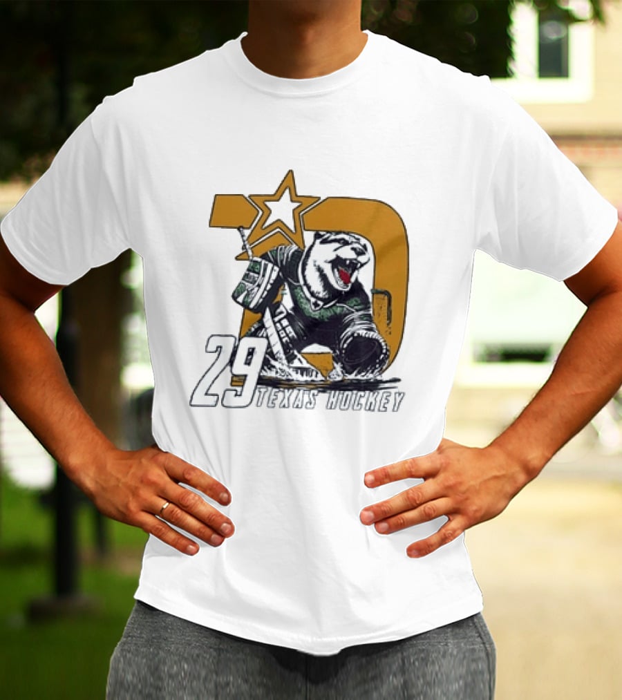 Texas Hockey Otter 29 Dallas Stars T-Shirt