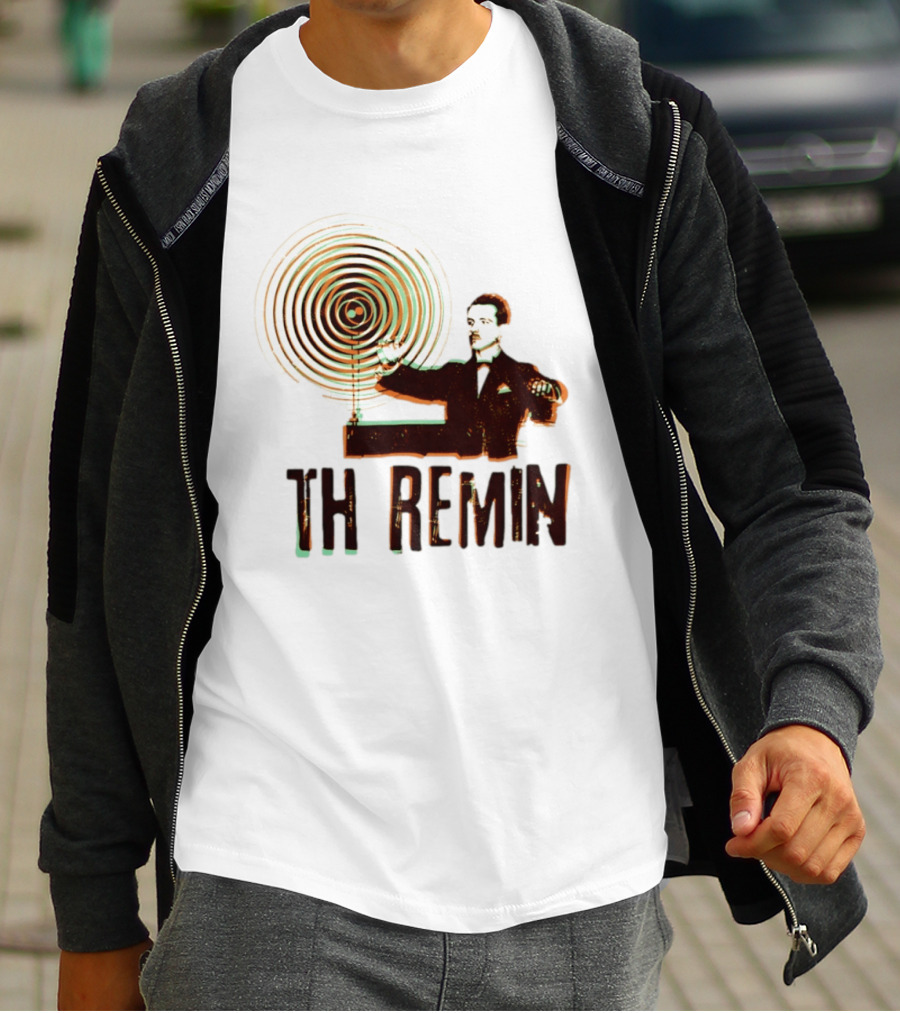 Theremin Electronic Music Leon Theremin Playing Instrument T-Shirt