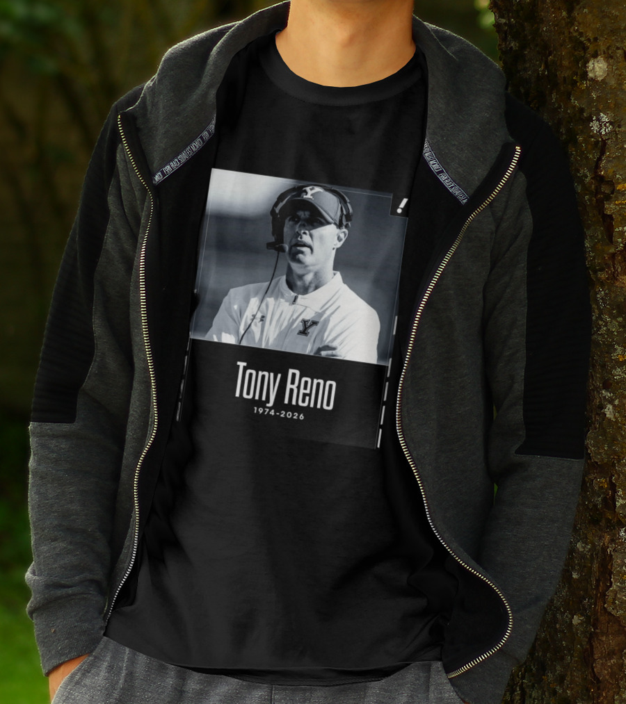 Tony Reno 1974 2026 Yale Coach Memorial T-Shirt