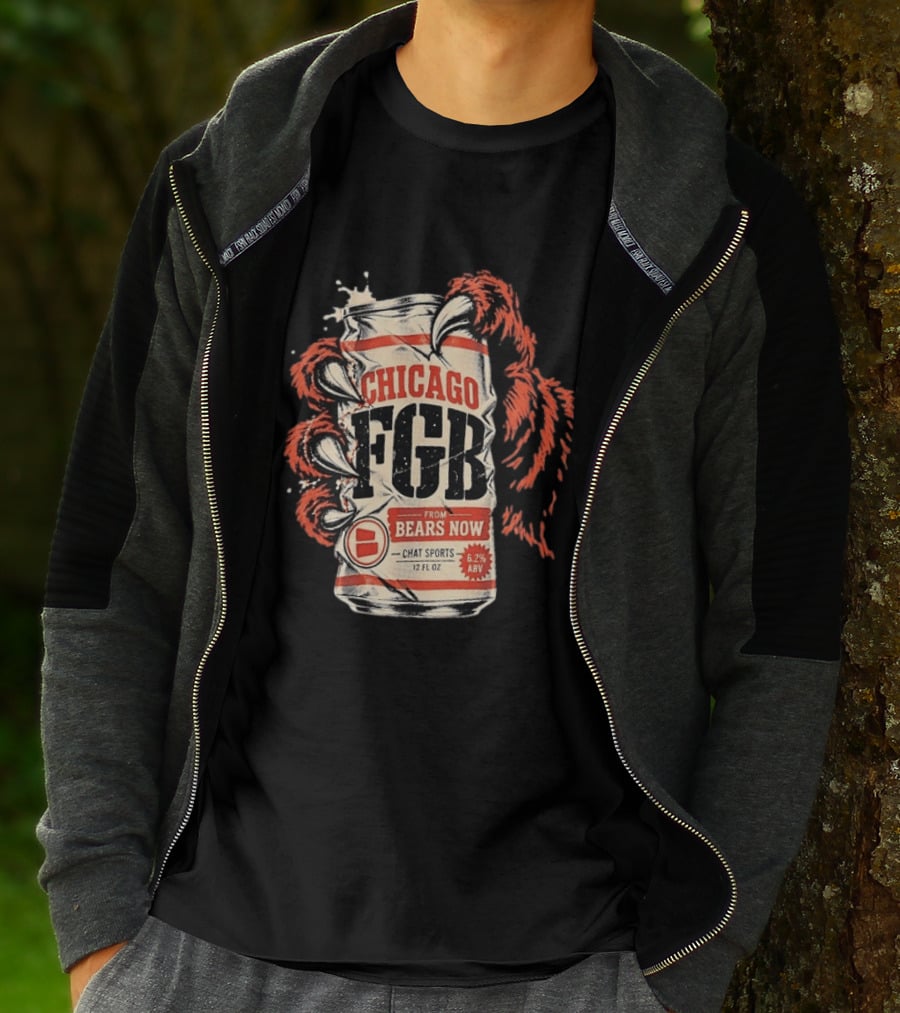 Chicago FGB Bears Now Chat Sports 12 FL OZ 6.2% ABV T-Shirt