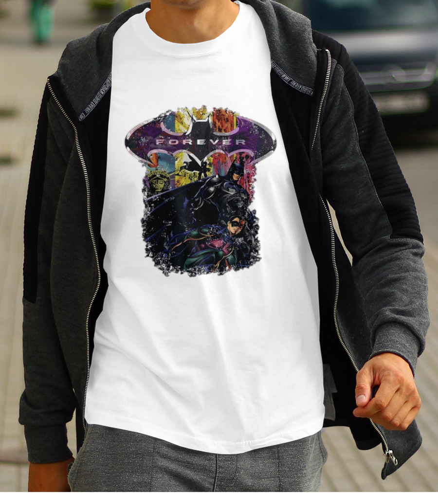 Batman Forever Gotham Robin DC Comics Superhero Action Adventure T-Shirt