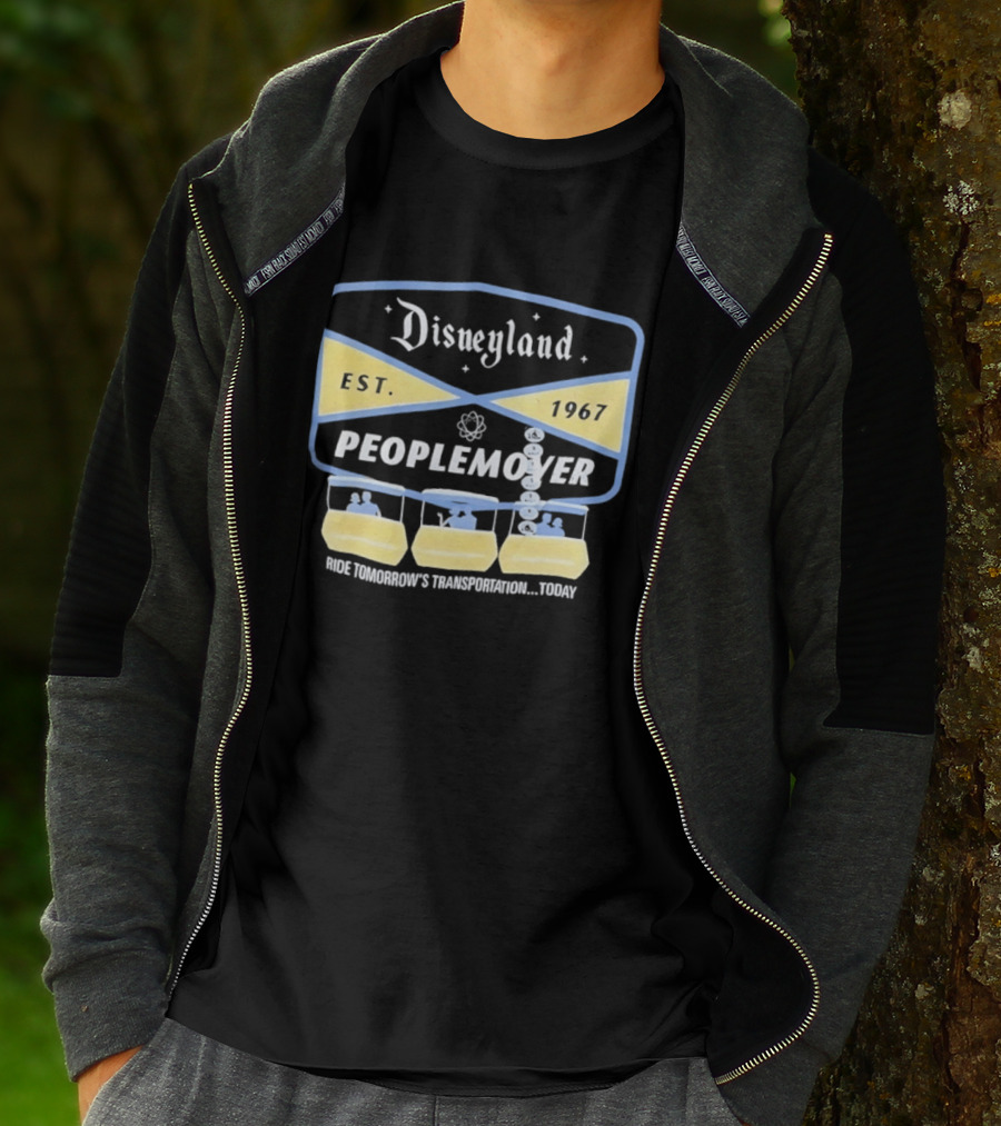 Disneyland PeopleMover EST 1967 Ride Tomorrow's Transportation Today T-Shirt