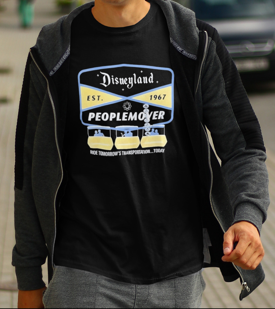 Disneyland PeopleMover EST 1967 Ride Tomorrow's Transportation Today T-Shirt