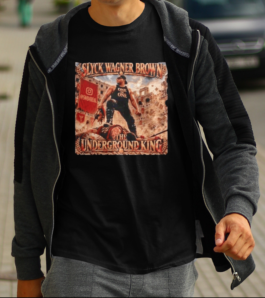 Slyck Wagner Brown One Of One The Underground King @SWBareal T-Shirt