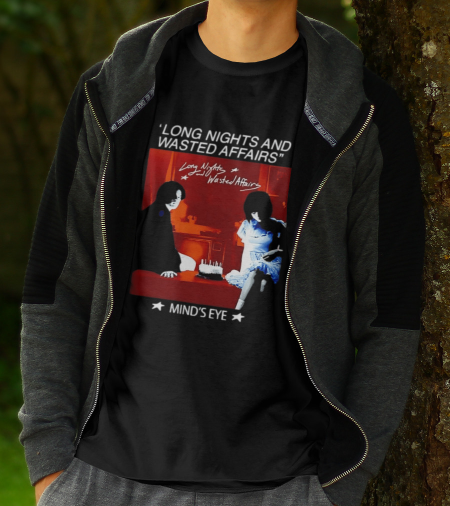 Long Nights And Wasted Affairs Mind's Eye Vintage Party Scene T-Shirt