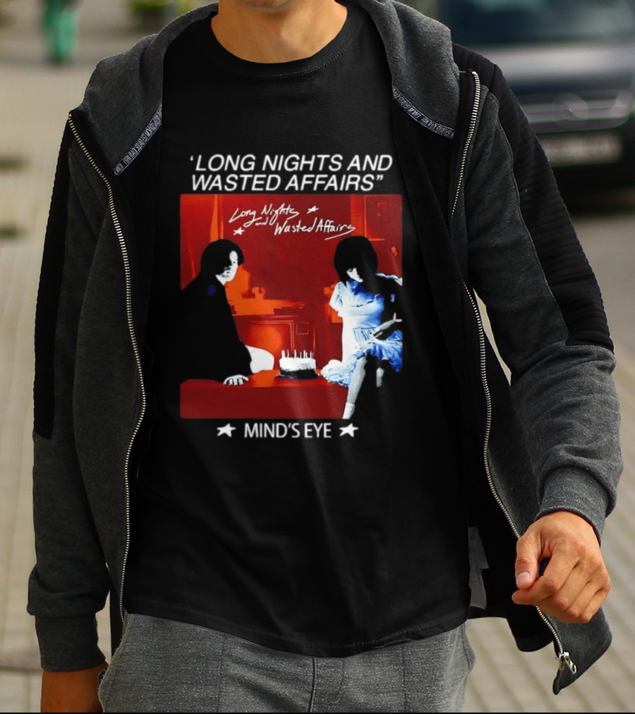 Long Nights And Wasted Affairs Mind's Eye Vintage Party Scene T-Shirt