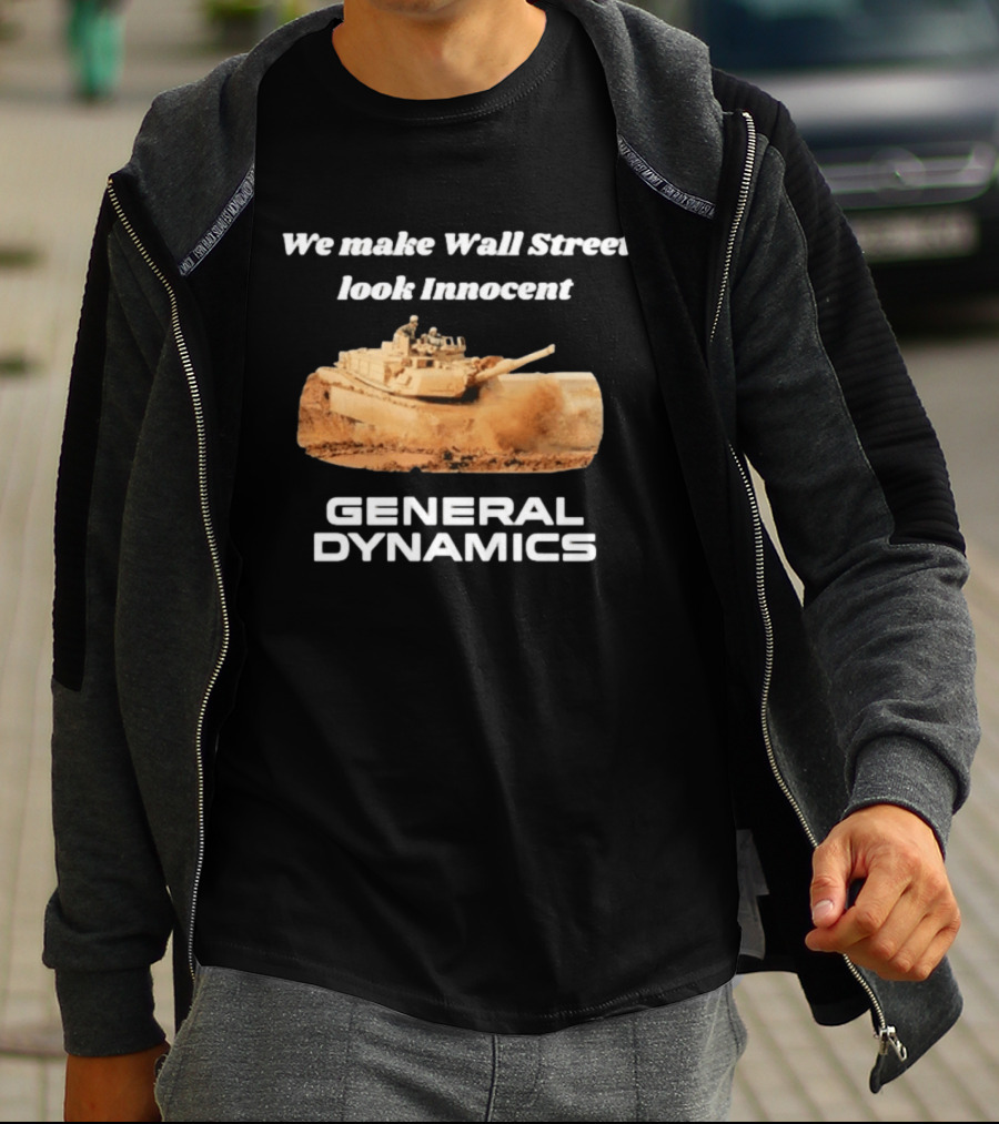 General Dynamics We Make Wall Street Look Innocent Tank T-Shirt