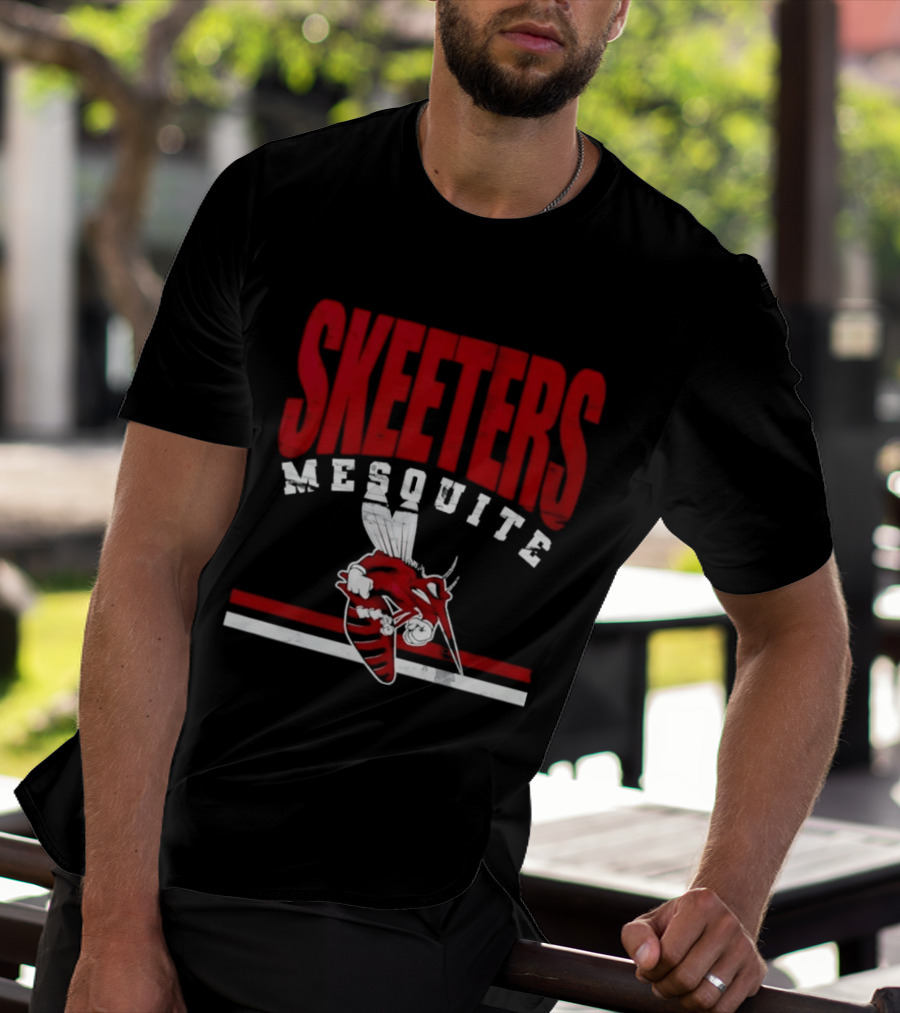 Mesquite Skeeters Distressed Baseball Texas T-Shirt