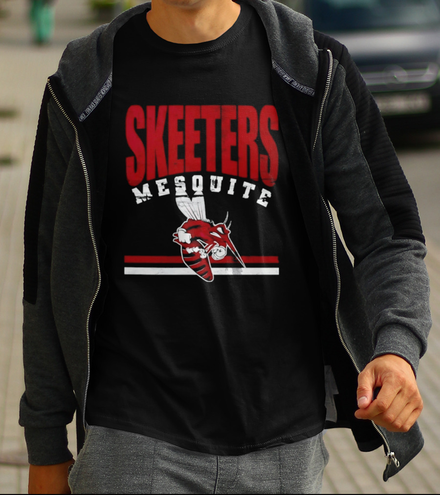 Mesquite Skeeters Distressed Baseball Texas T-Shirt