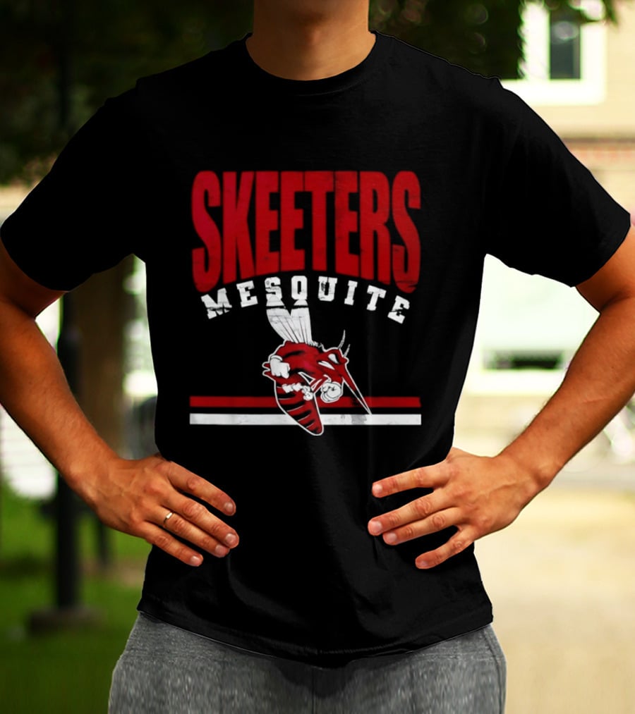 Mesquite Skeeters Distressed Baseball Texas T-Shirt