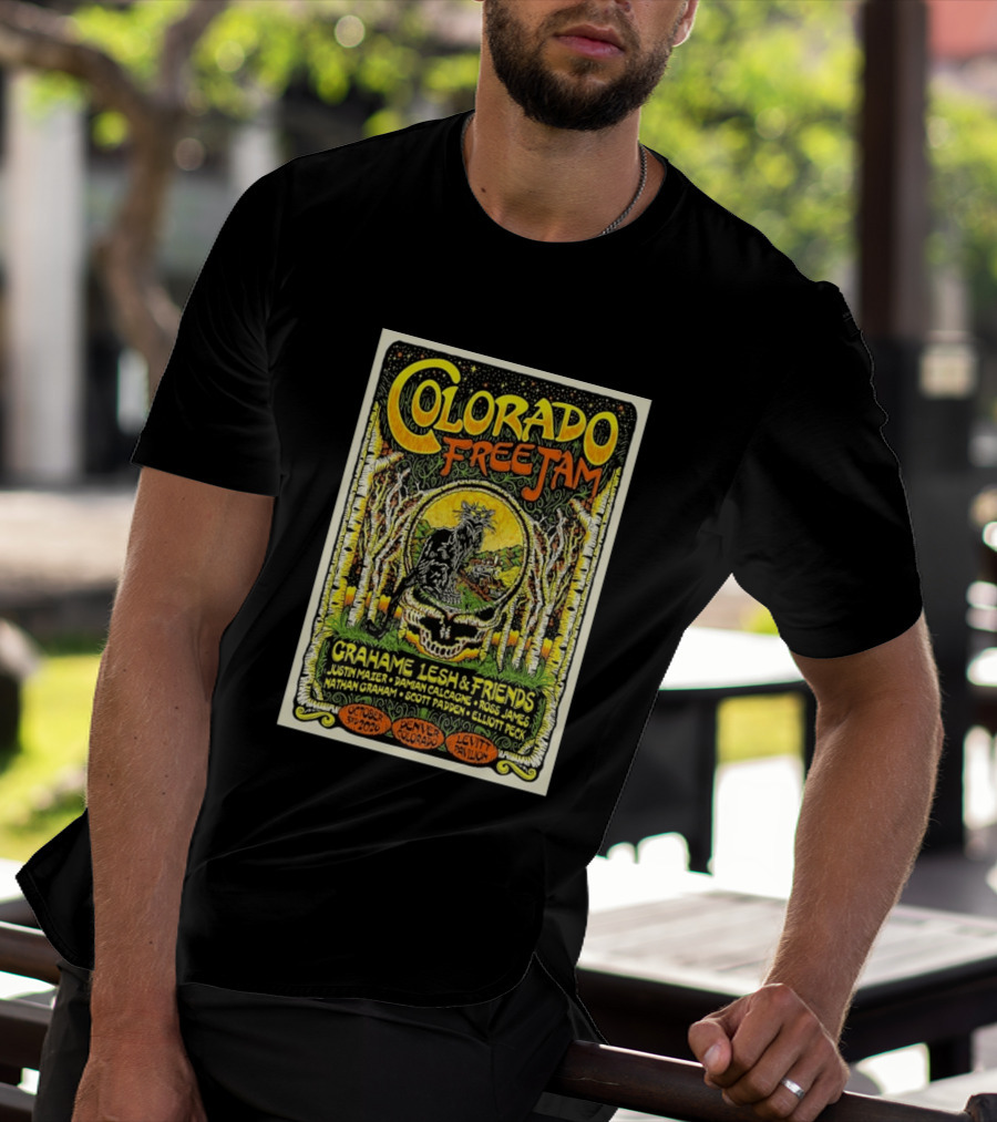 Colorado Free Jam Grahame Lesh & Friends October 3 2026 Levitt Pavilion Denver CO T-Shirt