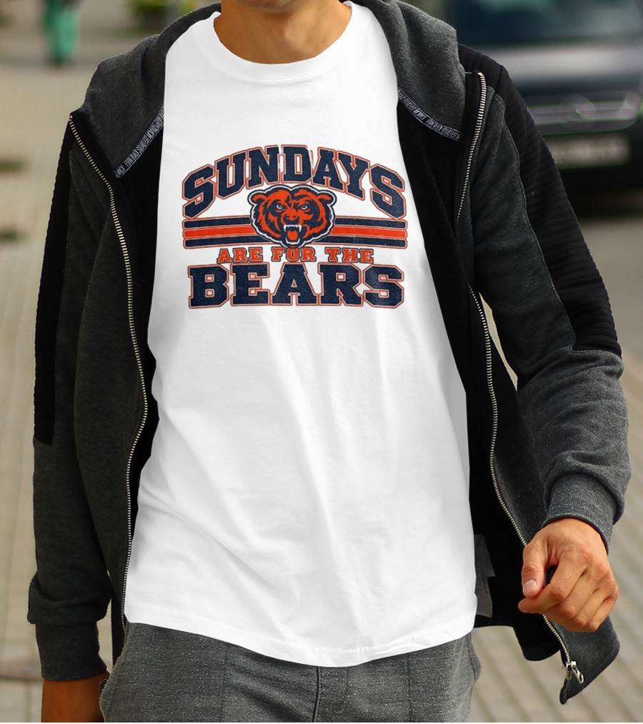 Chicago Bears Sundays Are For The Bears Football Fan Gear T-Shirt