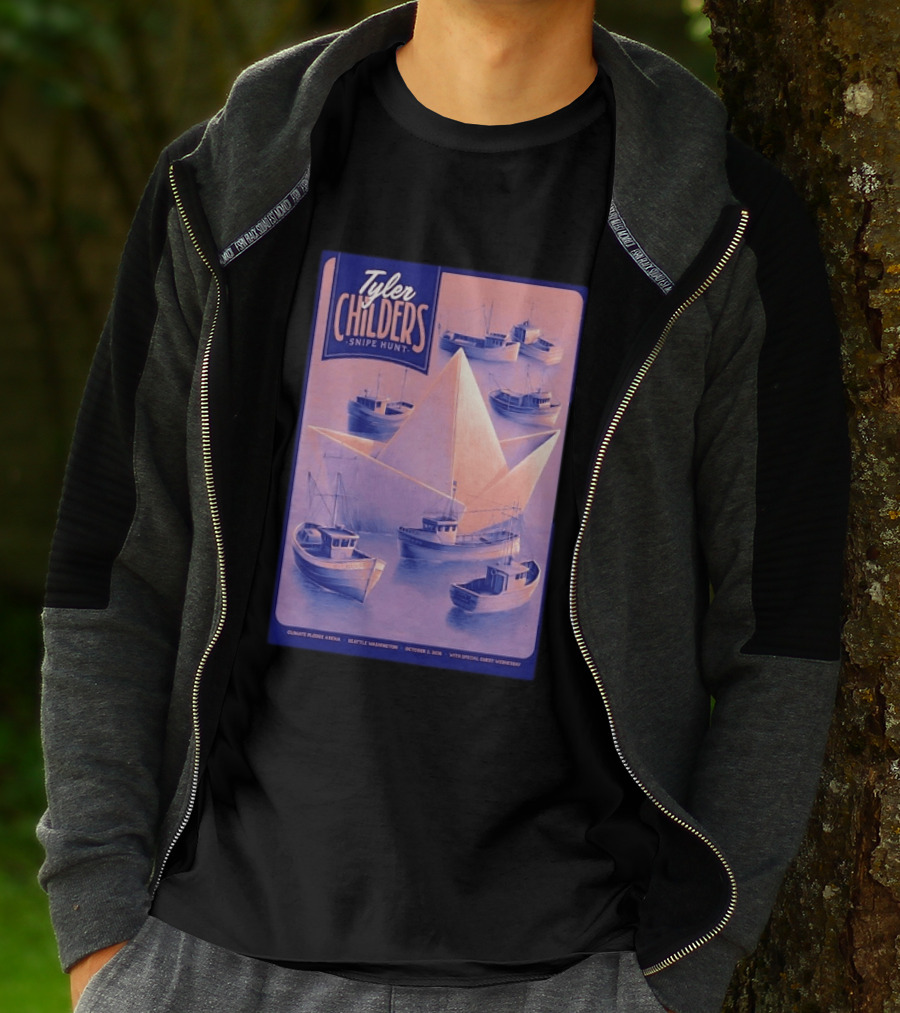 Tyler Childers Snipe Hunt Climate Pledge Arena Seattle Washington October 3 2026 With Special Guest Vermescal T-Shirt