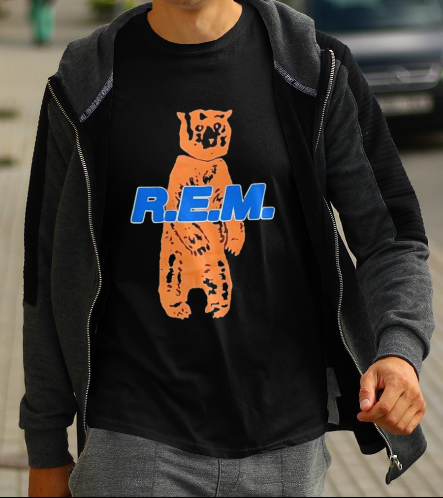 R.E.M. Bear Alternative Rock Band T-Shirt