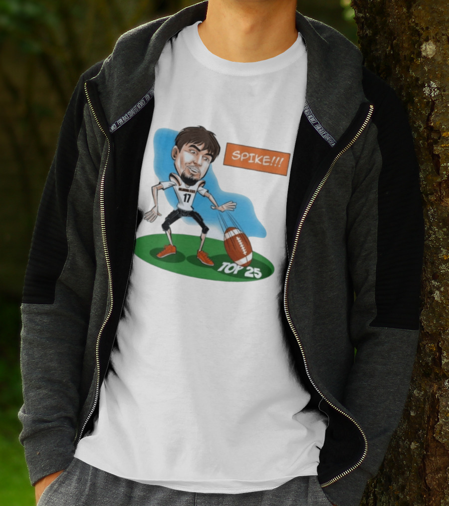 Spike Top 25 Drew Mestemaker Oklahoma State Cowboys Pokes T-Shirt