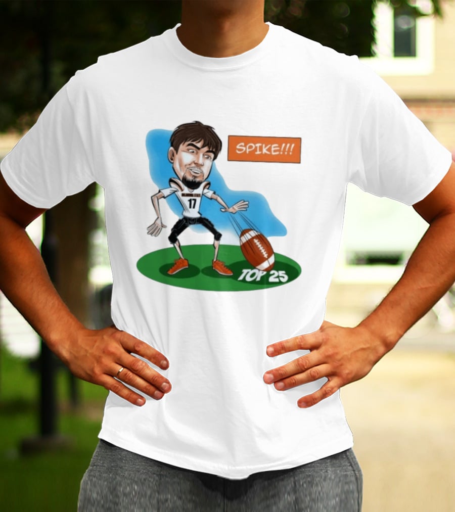 Spike Top 25 Drew Mestemaker Oklahoma State Cowboys Pokes T-Shirt