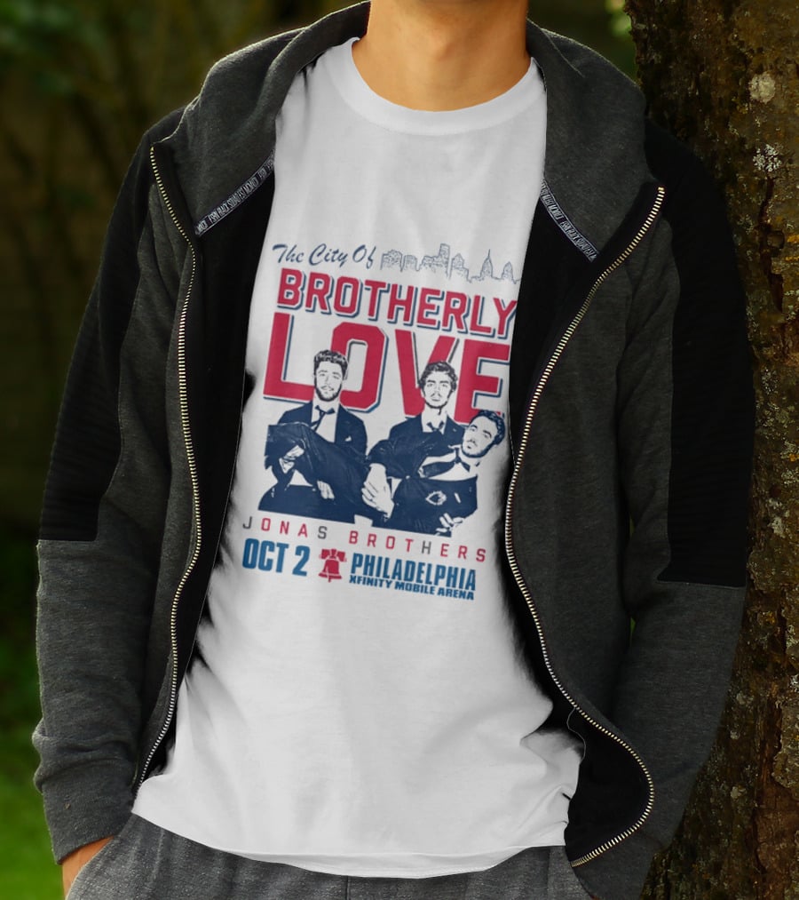 The City Of Brotherly Love Jonas Brothers Philadelphia October 2concert T-Shirt