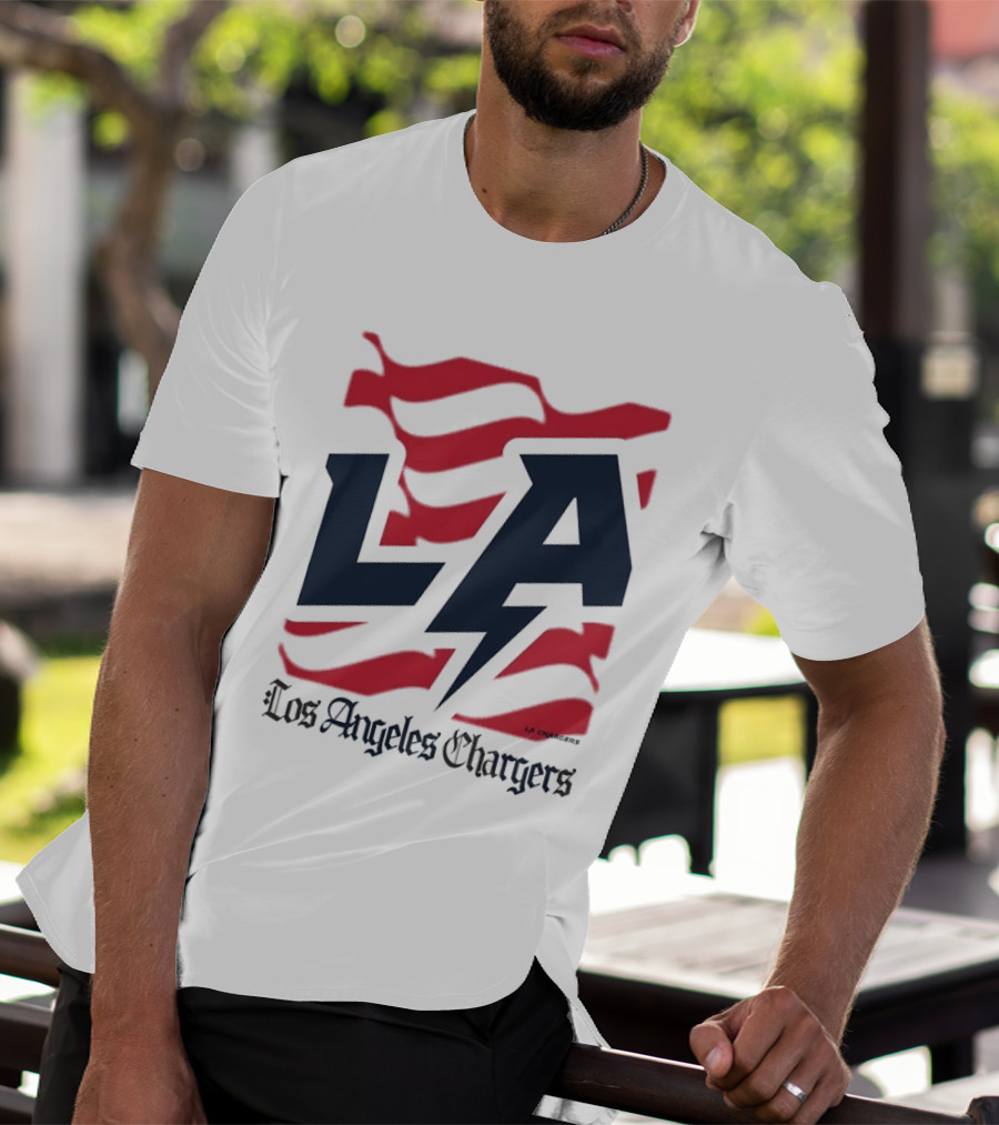 Los Angeles Chargers LA Football Bold Team Spirit T-Shirt