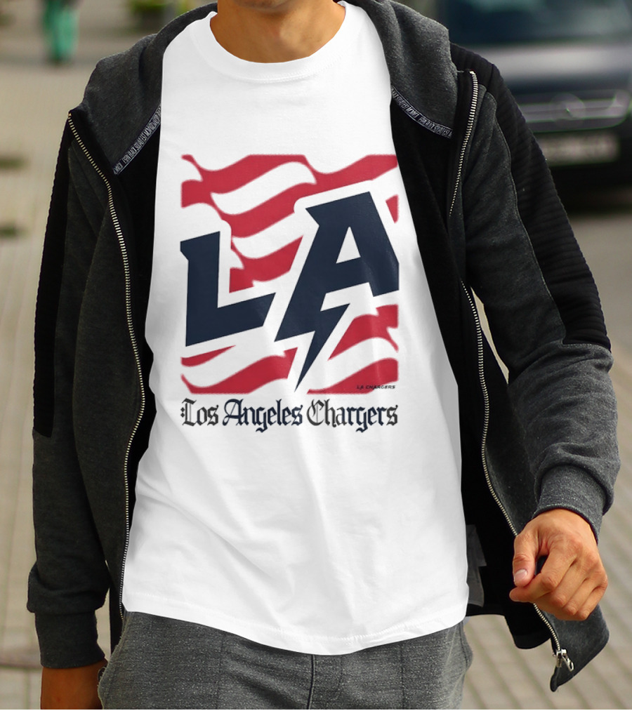 Los Angeles Chargers LA Football Bold Team Spirit T-Shirt
