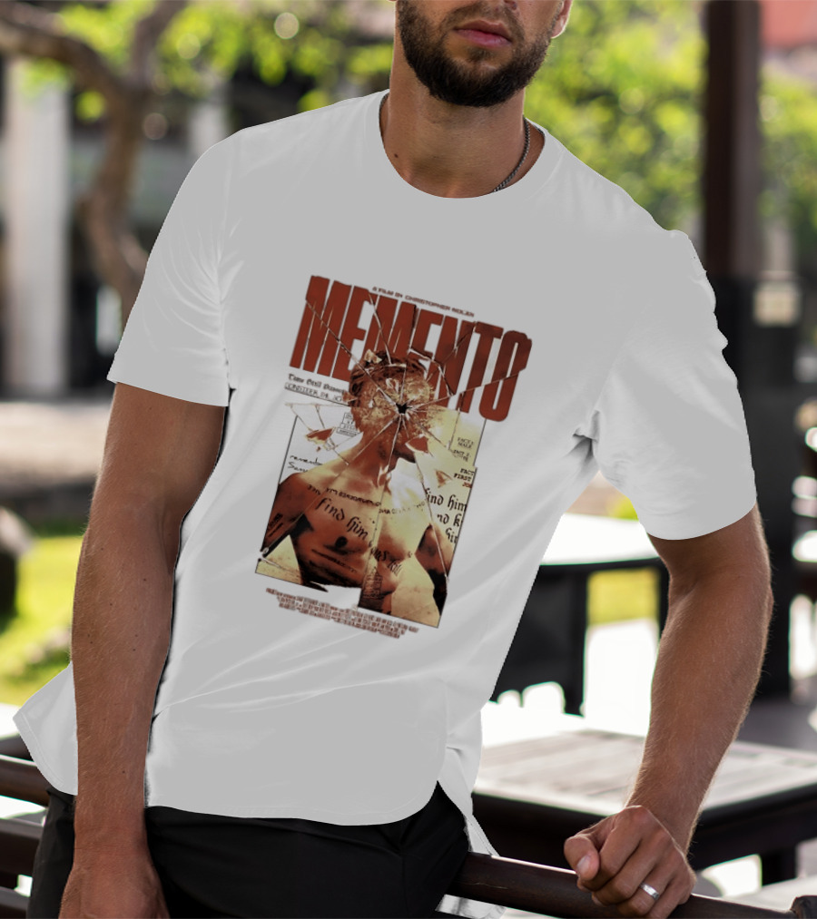 Memento Christopher Nolan Guy Pearce Crime Thriller T-Shirt